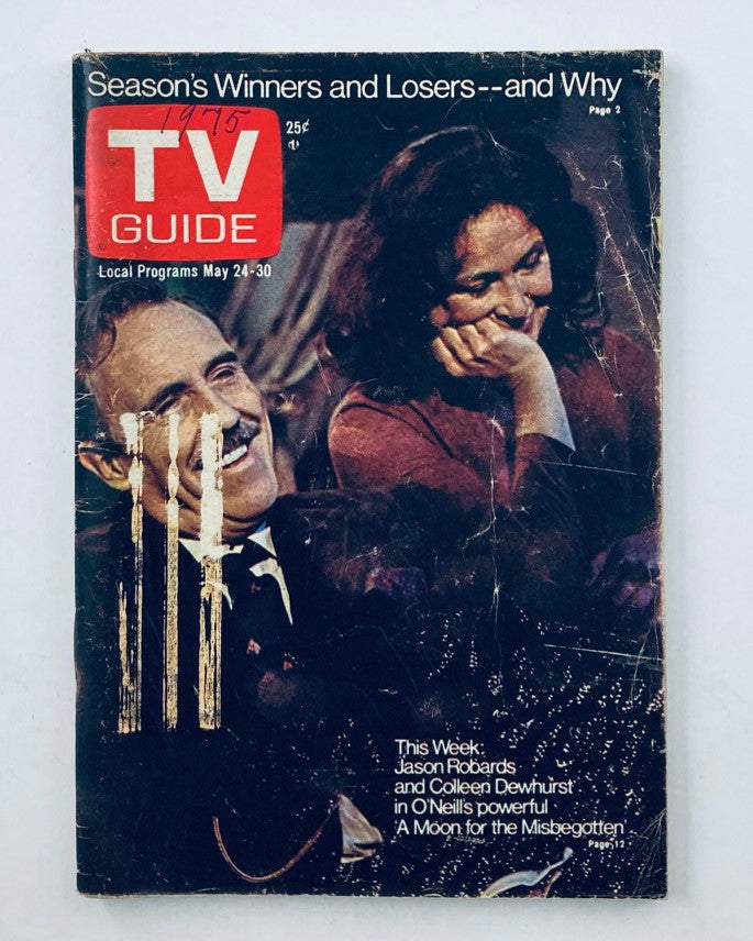 TV Guide Magazine May 24 1975 #1156 Jason Robards WA-Baltimore Ed.