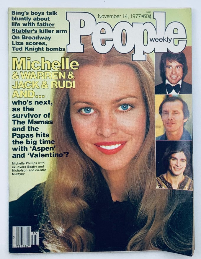 Vintage People Weekly Magazine November 14 1977 Michelle Phillips No Label