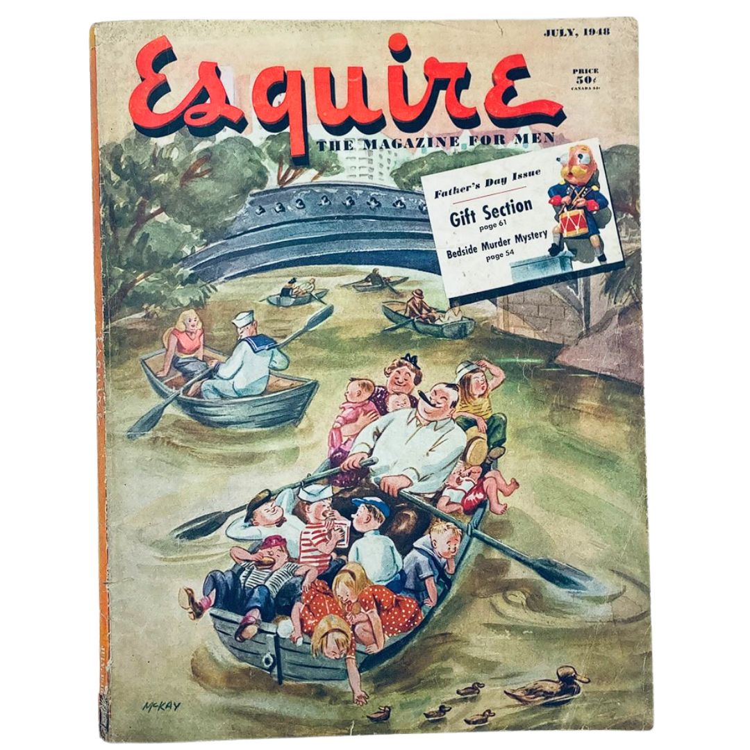 Esquire Magazine July 1948 No. 176 The Queen of The Seas No Label