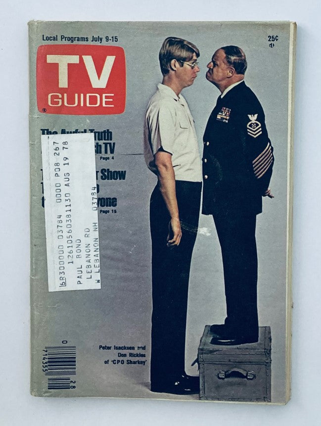 Cover of TV Guide Magazine July 9, 1977 featuring Peter Isacksen and Don Rickles, showcasing a nostalgic moment in television history.