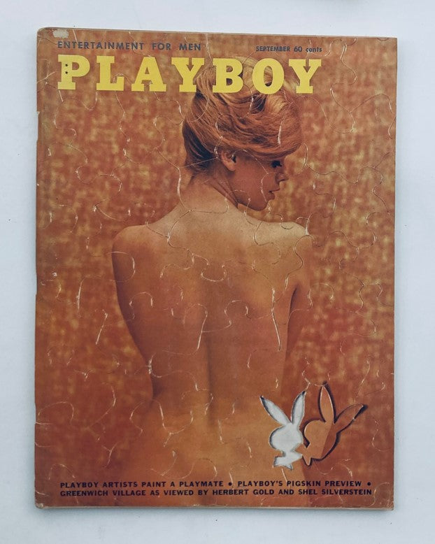 Vintage Playboy Magazine September 1960 featuring a naked woman on the cover, capturing the essence of the 1960s, with the title prominently displayed.