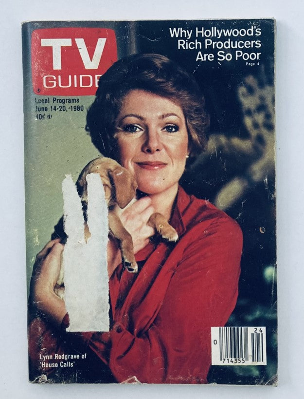 TV Guide Magazine June 14 1980 Lynn Redgrave Eastern New England Ed.