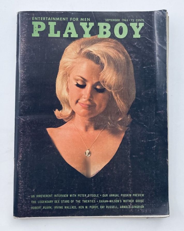 VTG Playboy Magazine September 1965 Patti Reynolds cover image featuring Patti Reynolds with a soft-focus hairstyle and a vintage aesthetic.