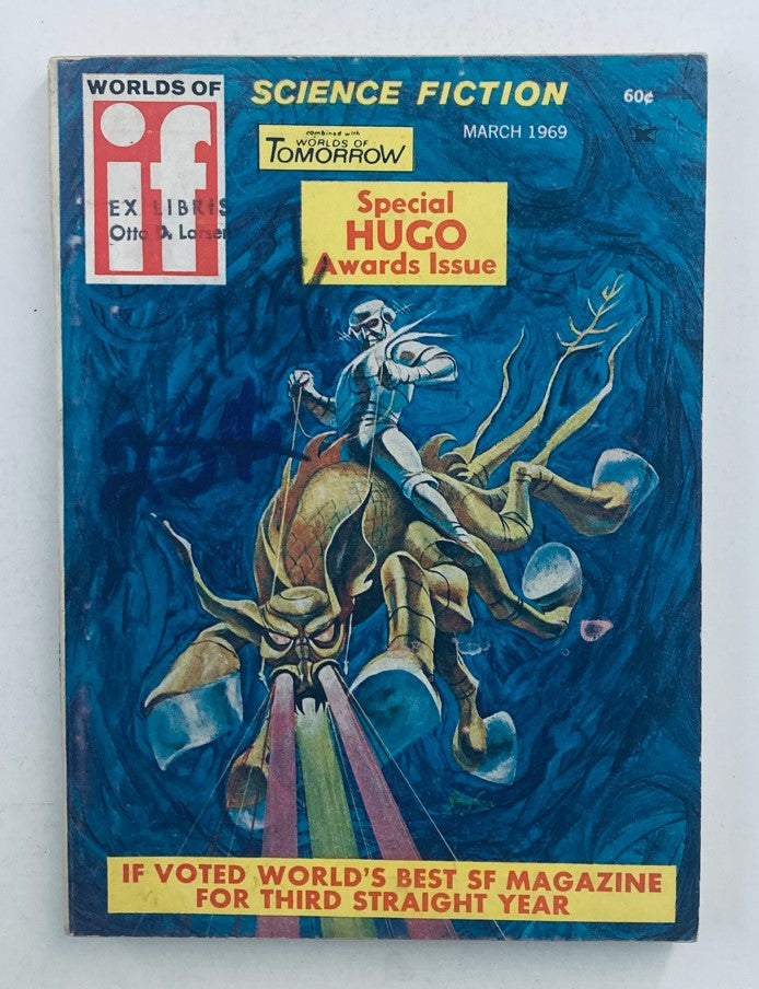 Cover of If Science Fiction Magazine, March 1969, Vol 19 No 3, featuring the title The Frozen Summer and showcasing vibrant artwork related to science fiction themes.