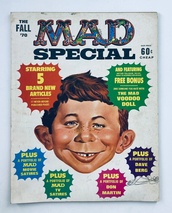 Mad Magazine Special 1970 cover featuring a whimsical illustration of a boy's face with the title 'MAD SPECIAL' prominently displayed, showcasing retro design and colorful graphics.
