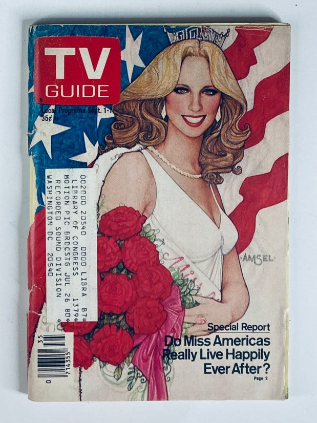 TV Guide Magazine September 1 1979 #1379 Miss America WA-Baltimore Ed.