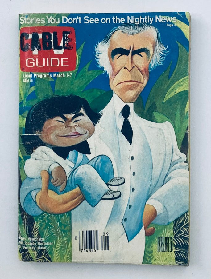 Cover of TV Guide Magazine dated March 1 1980 featuring Fantasy Island, Central PA Edition. The cover illustrates iconic characters with a vibrant background, emphasizing the nostalgic theme of classic television.