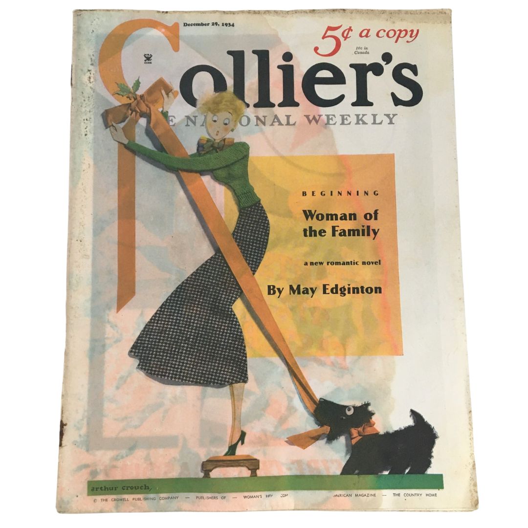 Collier's Magazine December 29 1934 Woman of the Family by May Edginton