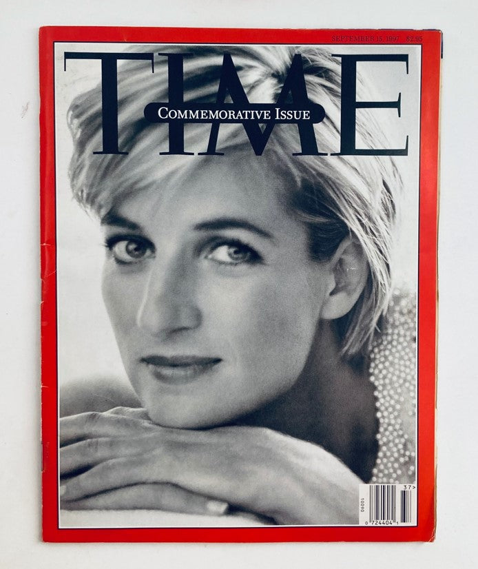 Time Magazine September 15, 1997, Vol 150 No. 11 featuring a commemorative cover of Princess Diana.
