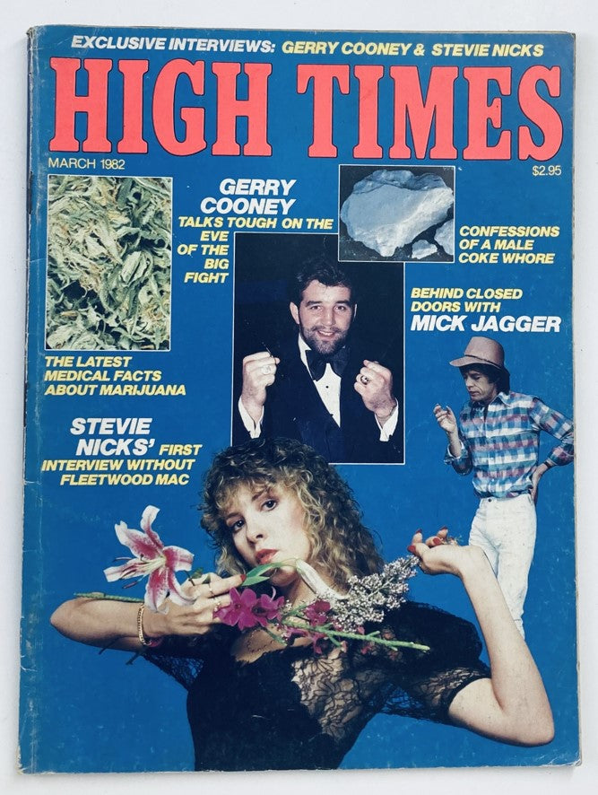 Vintage High Times Magazine March 1982 #79 Gerry Coony and Stevie Nicks No Label