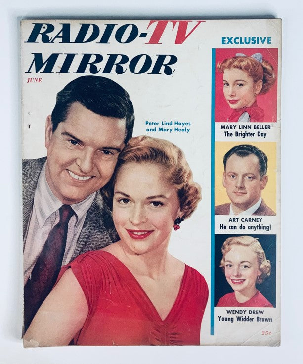 Vintage Radio-TV Mirror Magazine June 1954 Peter Lind Hayes and Mary Healy No Label