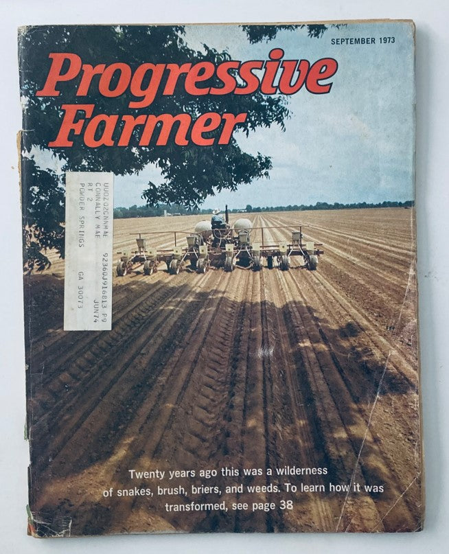 Vintage Progressive Farmer Magazine September 1973 A Wilderness Transformed
