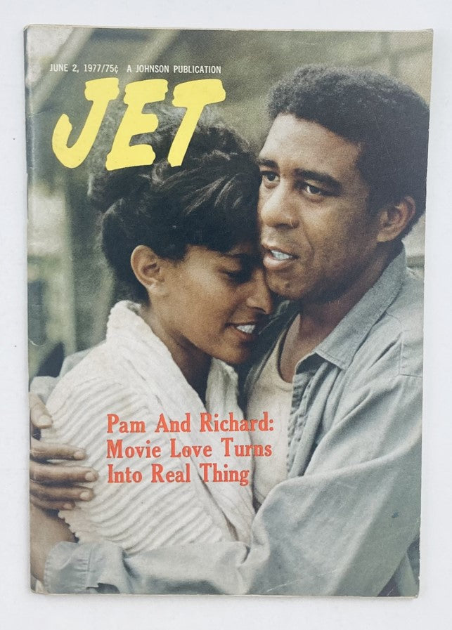 Vintage Jet Magazine June 2 1977 Vol 57 No. 11 Pam and Richard No Label