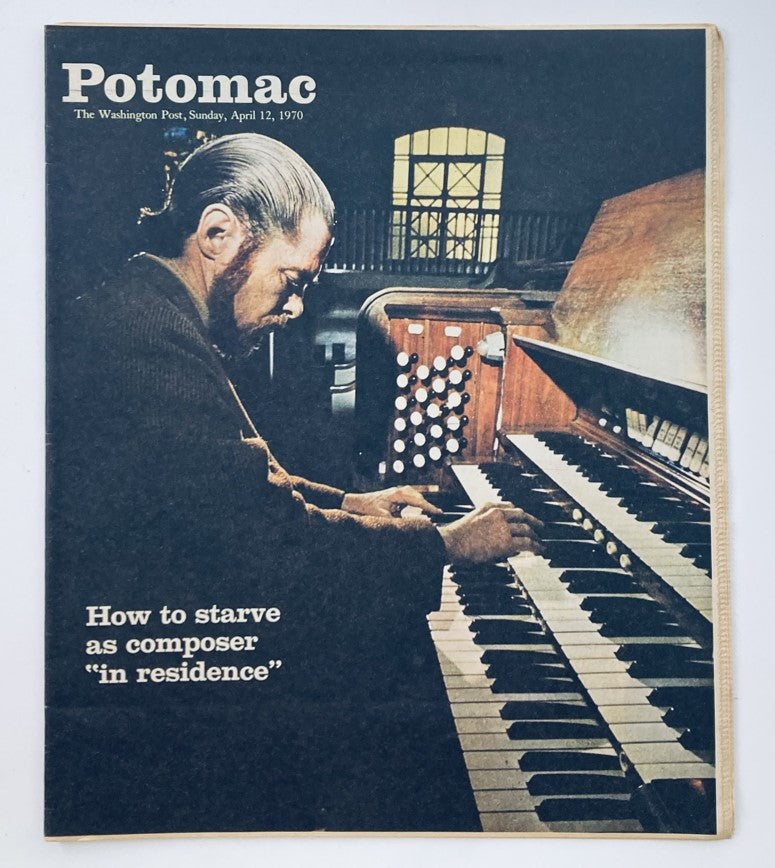 Vintage Washington Post Potomac Magazine April 12 1970 Harold Clayton No Label VG