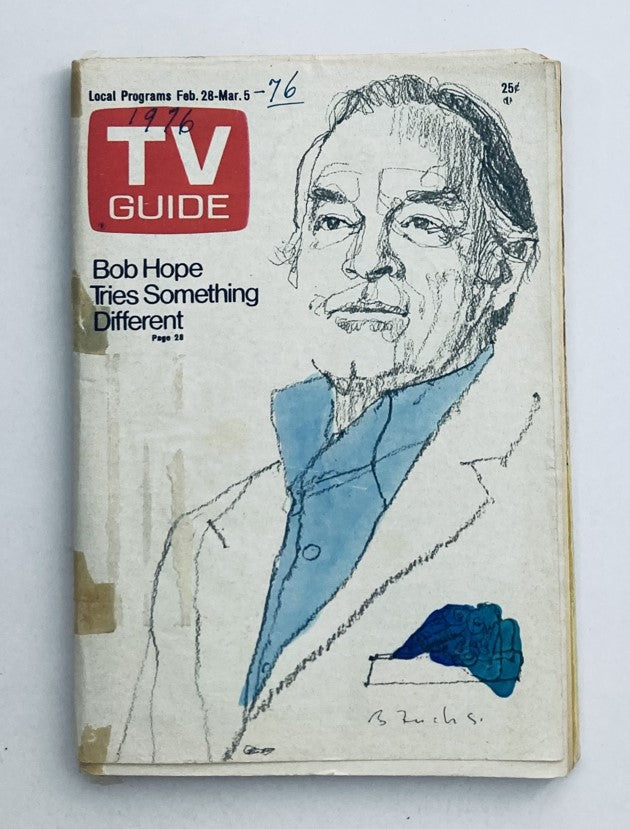 TV Guide Magazine February 28 1976 Bob Hope WA-Baltimore Edition