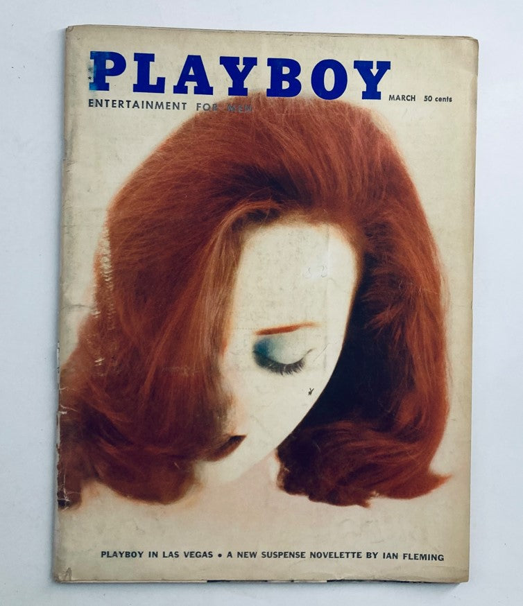 Cover of the VTG Playboy Magazine from March 1960 featuring Playmate Sally Sarell, showcasing vintage design and classic imagery.