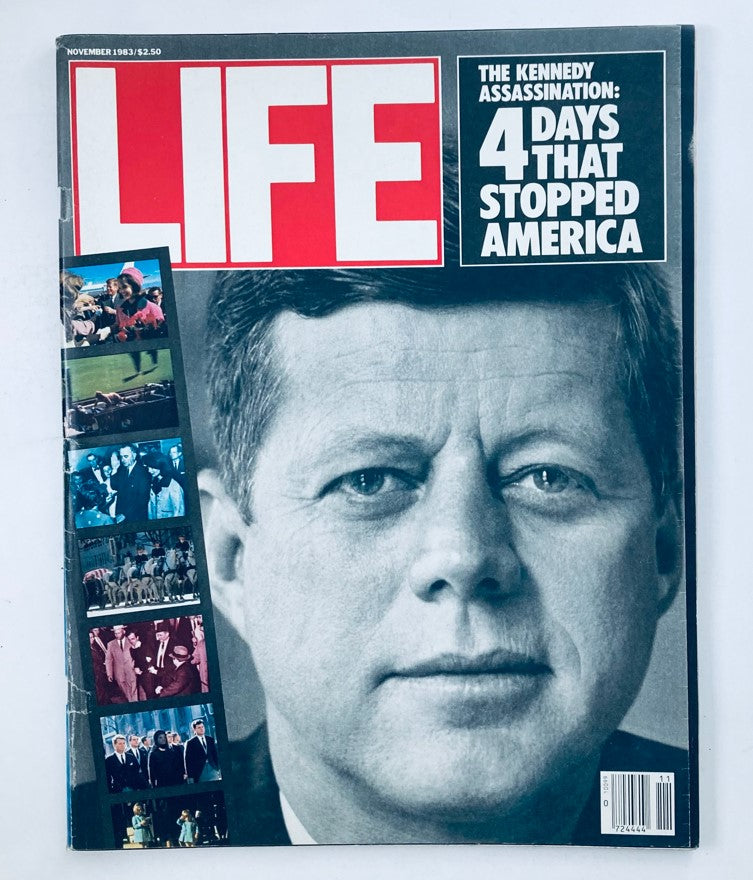 Cover of VTG Life Magazine November 1983, Volume 6 No. 11, featuring the Kennedy Assassination with a prominent image of John F. Kennedy.