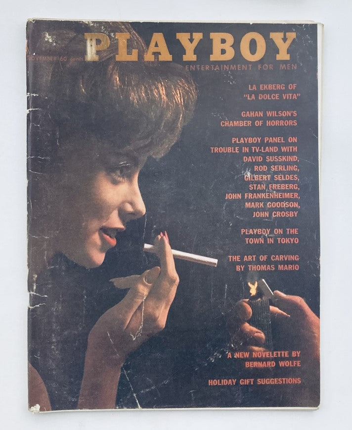 VTG Playboy Magazine November 1961 Cover featuring the iconic Dianne Radford with vintage styling.