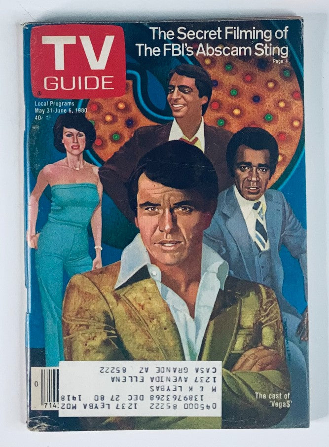 TV Guide Magazine May 31, 1980, featuring Bart Braverman and Greg Morris on the cover, showcasing vintage television culture.