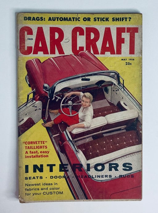 Vintage Car Craft Magazine May 1958 Corvette Taillights Easy Installation No Label