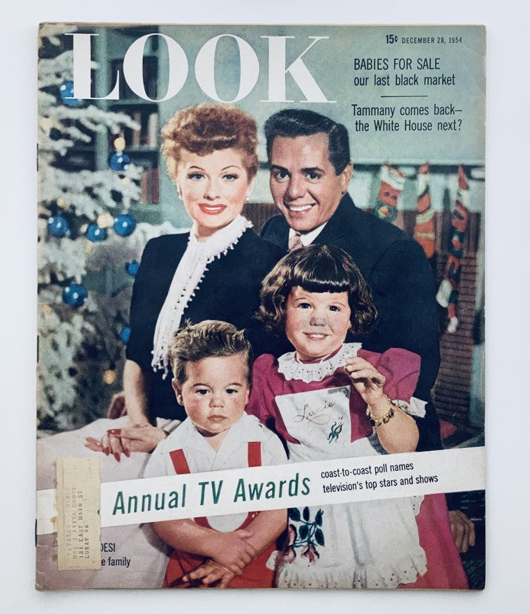 Look Magazine, December 28, 1954, Vol. 18 No. 26: Featuring Lucille Ball and Desi Arnaz on the cover