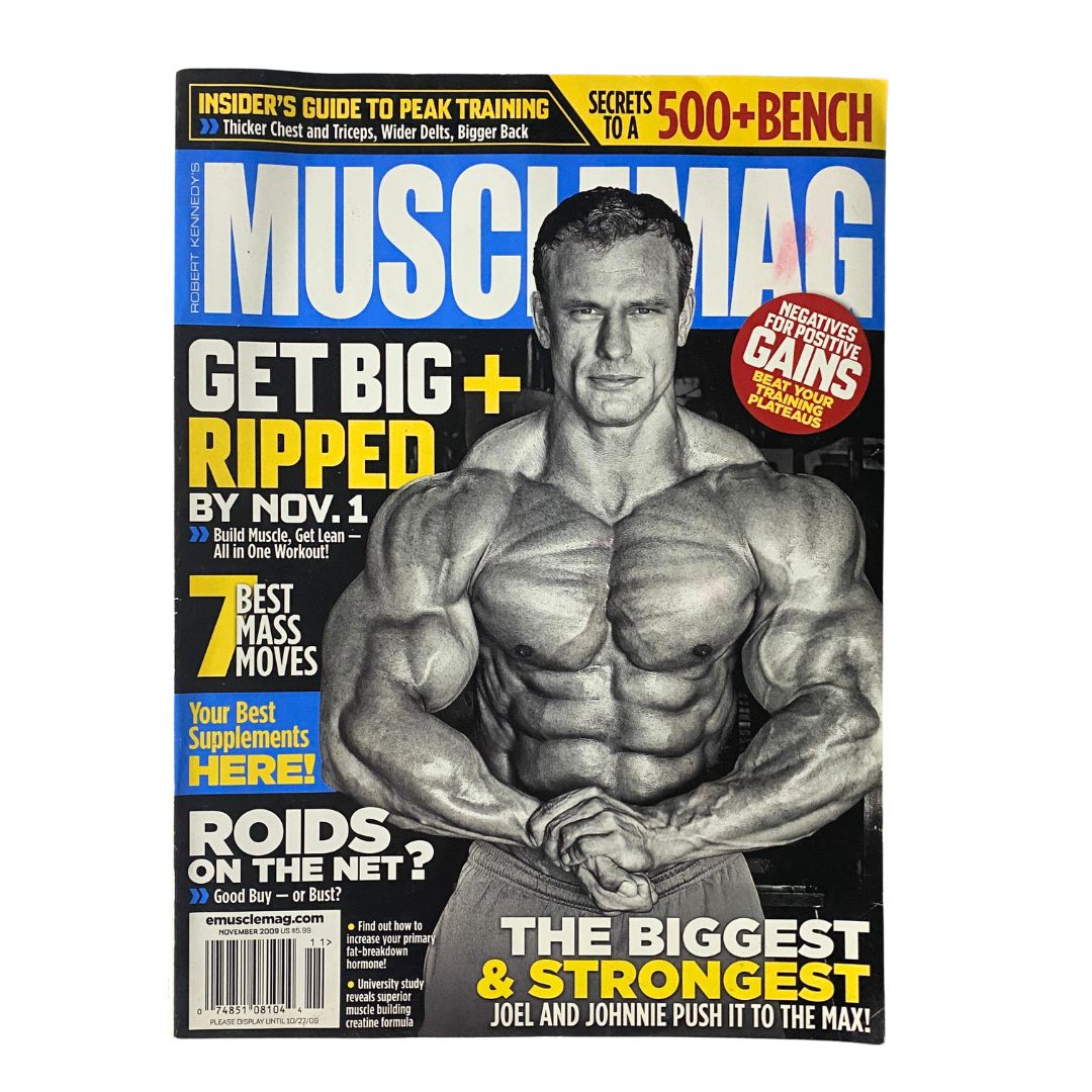 Muscle Magazine November 2009 No. 330 Silvio Kersten Cover No Label VG