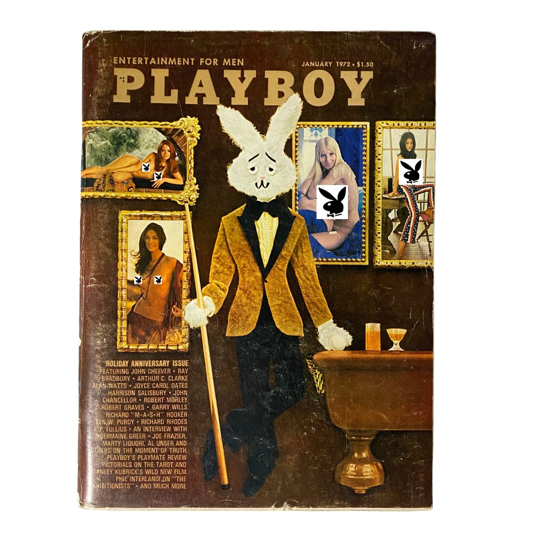 Vintage Playboy Magazine January 1972 Marilyn Cole w Centerfold No Label
