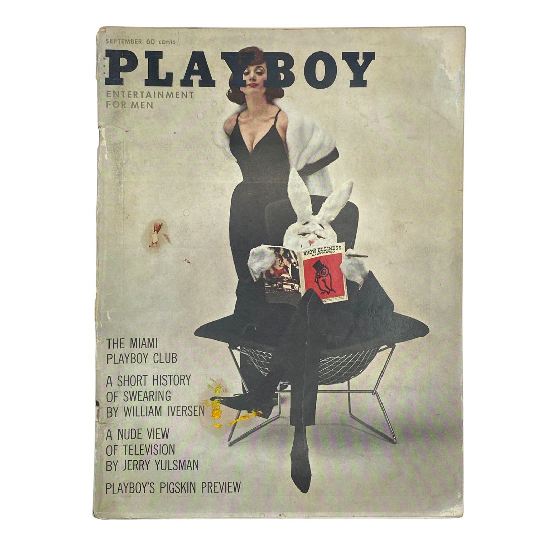 Vintage Playboy Magazine September 1961 featuring Playmate Christa Speck on the cover, showcasing a glamorous aesthetic and iconic pop culture from the era.