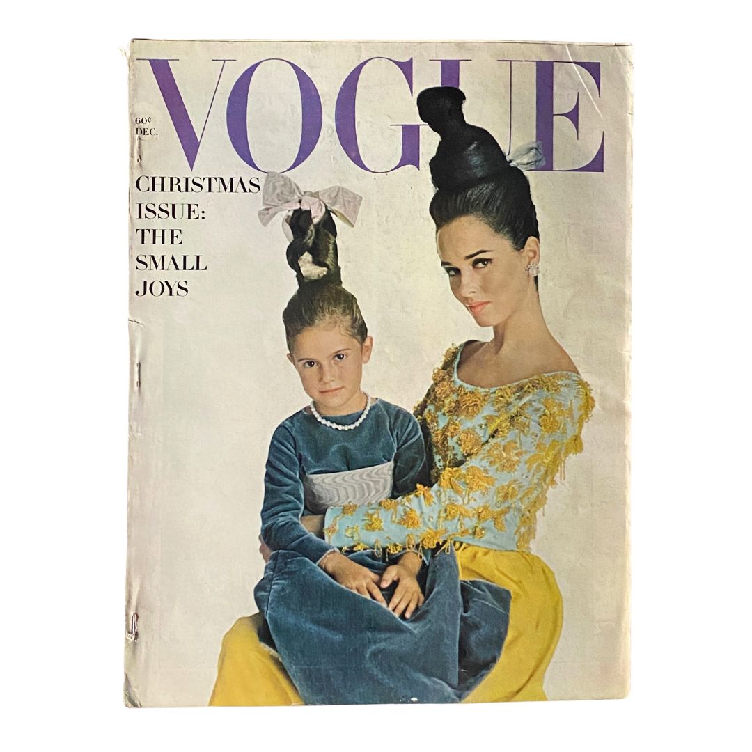 Vogue Magazine December 1962 Christmas Issue: The Small Joys No Label