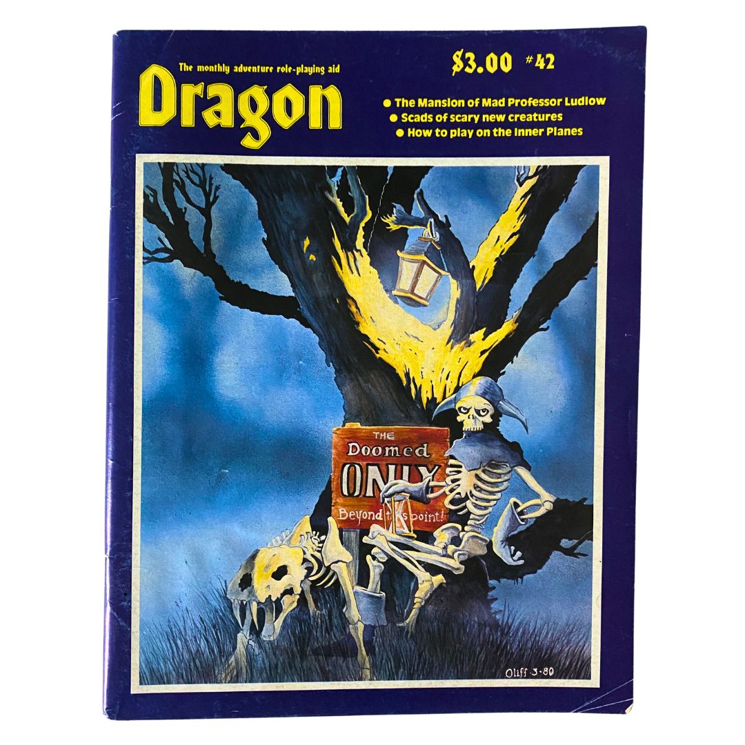 The Dragon Magazine October 1980 #42 Scads of Scary New Creatures