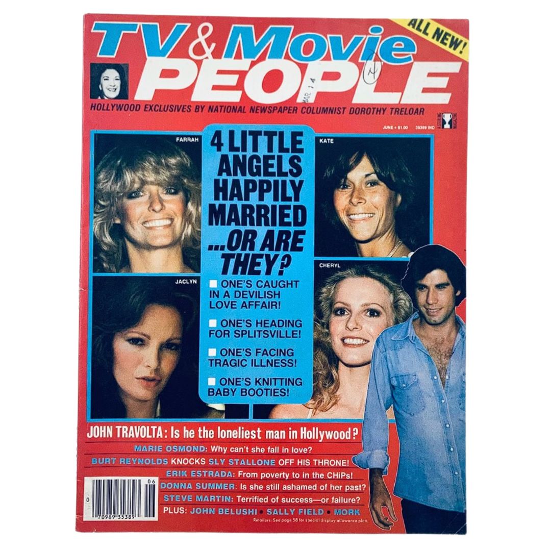 TV & Movie People Magazine June 1979 Vol 1 #1 Farrah Fawcett No Label