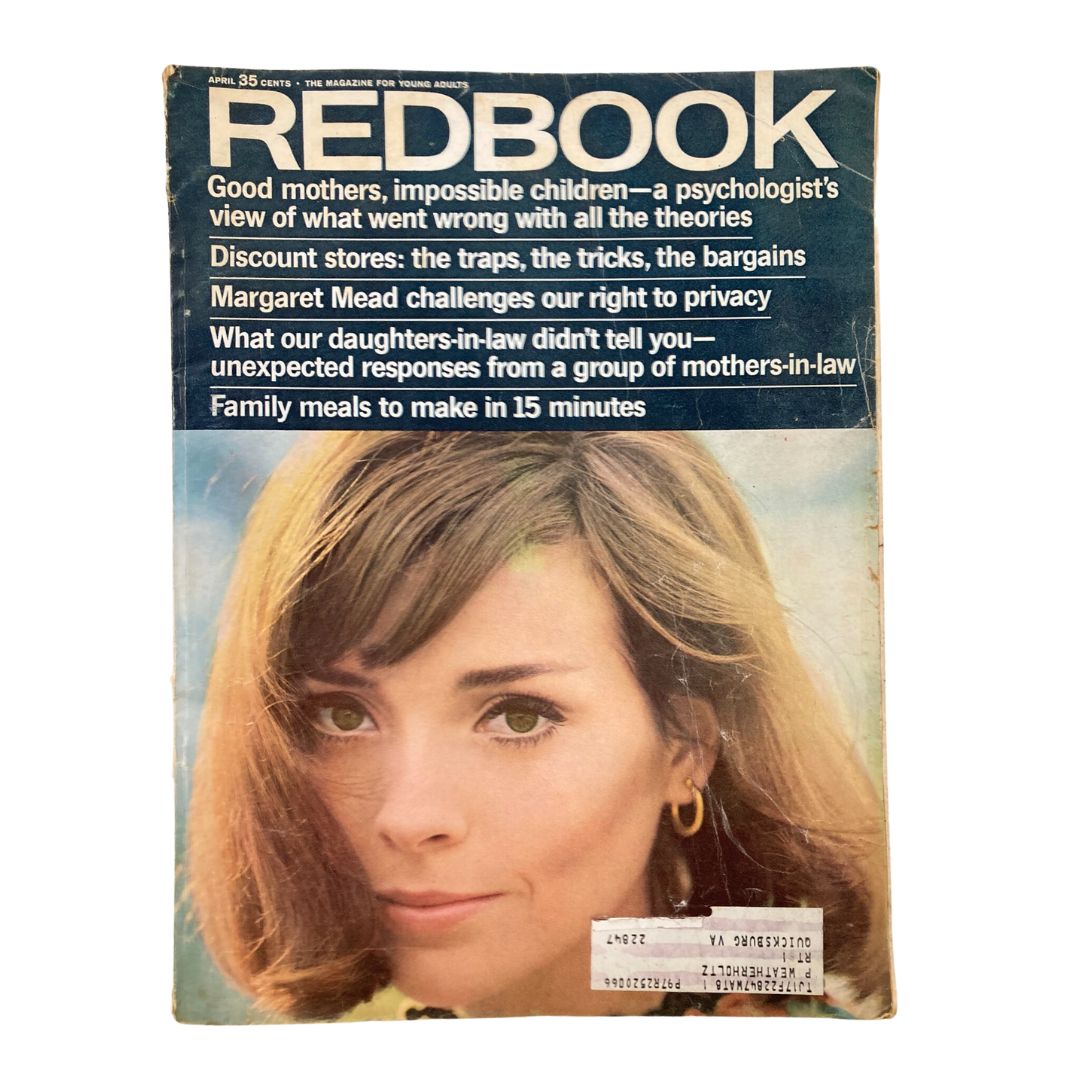 Cover of Redbook Magazine, April 1965, featuring Margaret Mead and her challenge to our right to privacy
