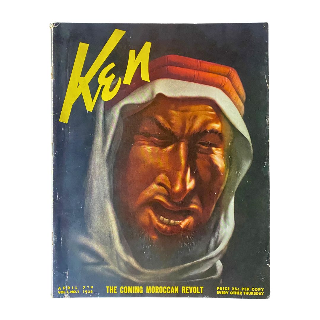 Ken The Insider's World Magazine April 7 1938 Moroccan Revolt No Label