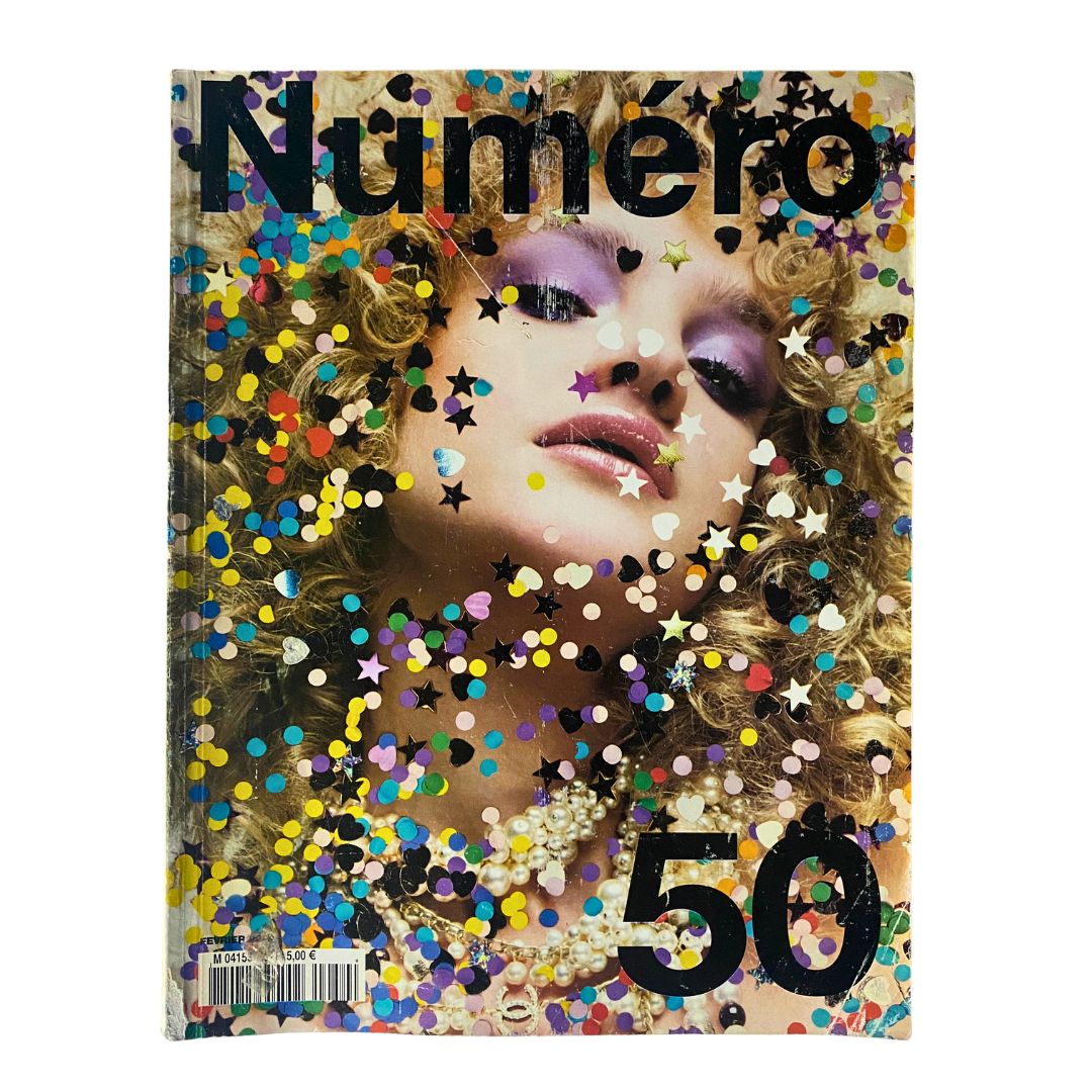 Cover of Numéro Magazine, February 2004, Issue No. 50, featuring Natalia Vodianova