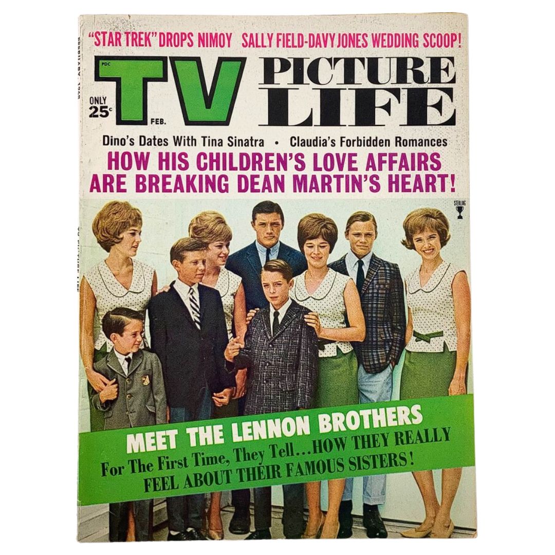 TV Picture Life Magazine February 1968 Vol 13 #2 Lennon Brothers No Label