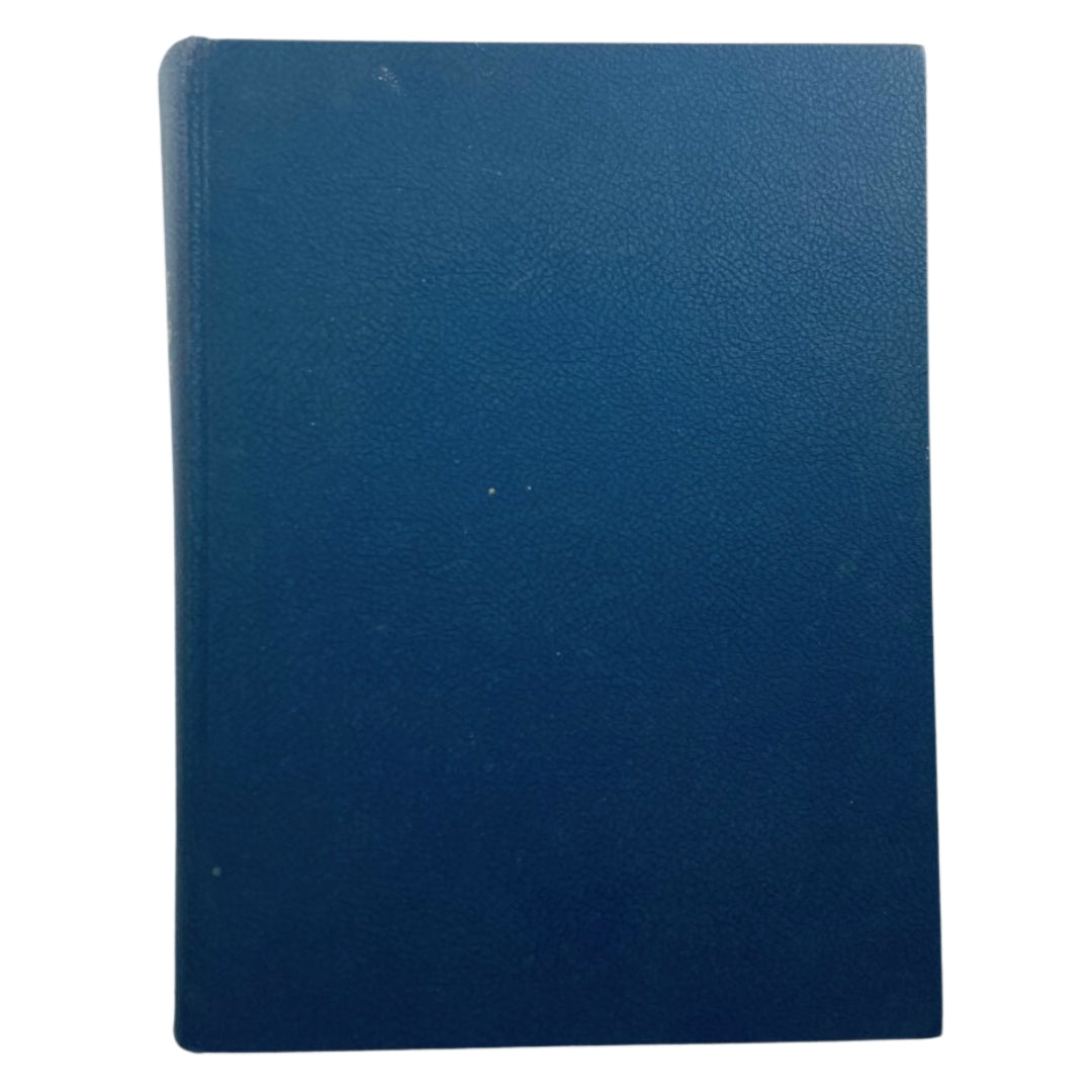 Cover of the VTG 1956 Bound Life Magazine, showcasing a solid blue design.
