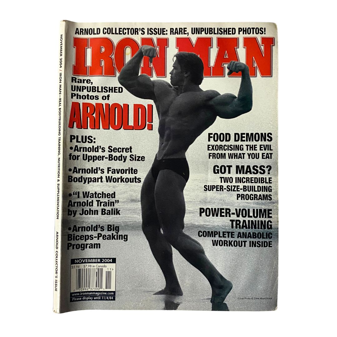 Iron Man Magazine November 2004 Vol 63 No. 11 Arnold Schwarzenegger No Label
