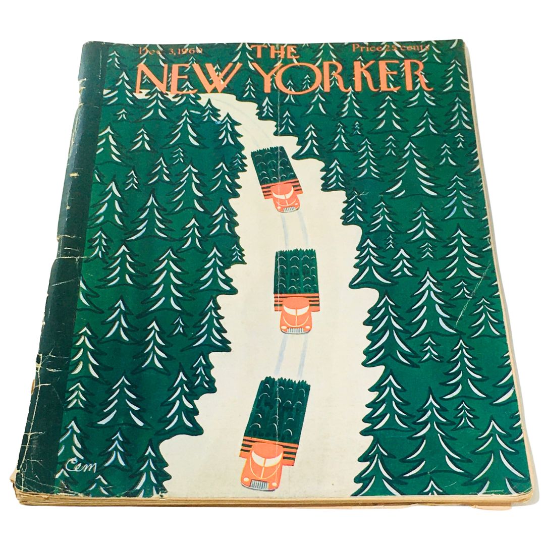 Cover of The New Yorker, December 3, 1960, featuring a thematic illustration by Charles E. Martin