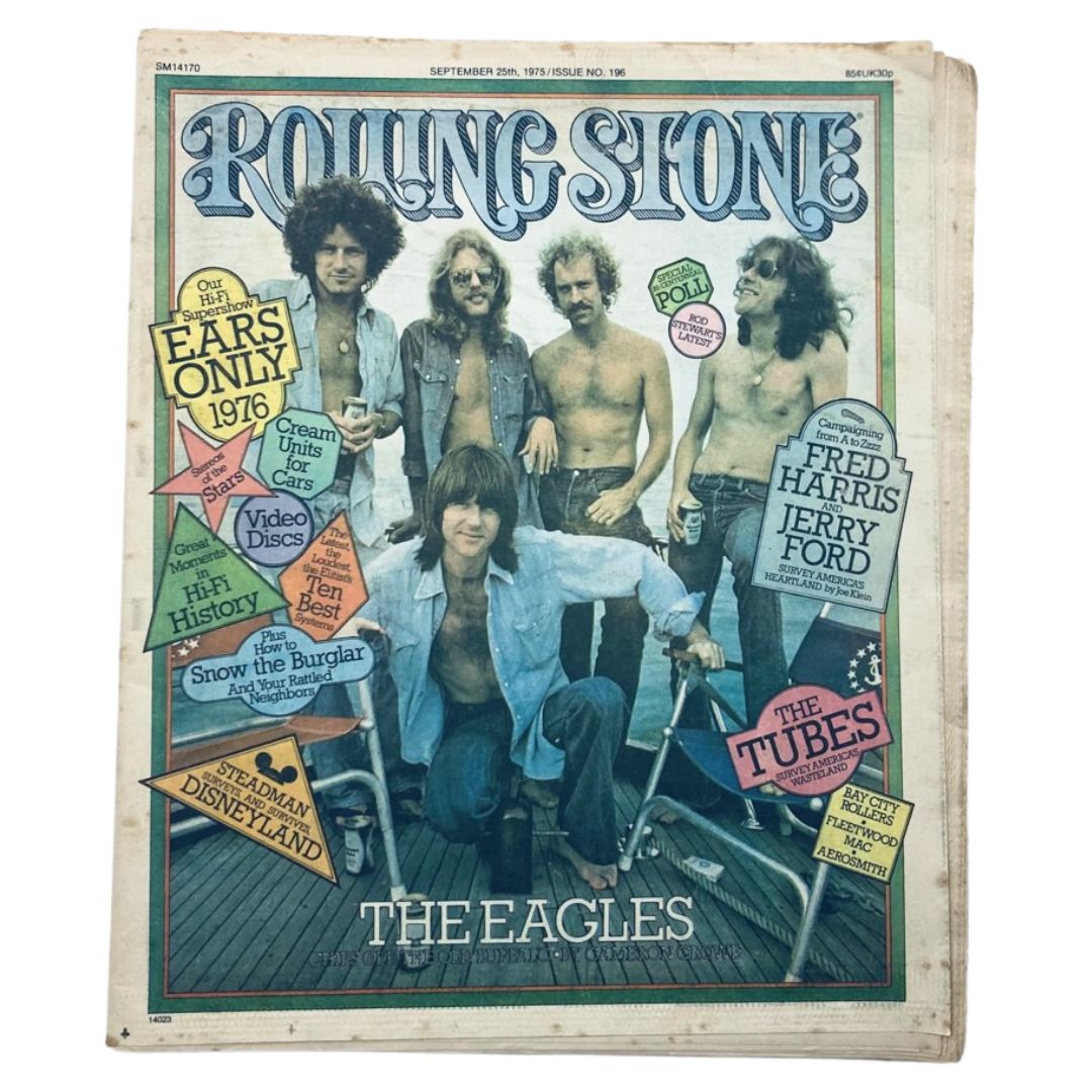 Rolling Stone Magazine September 25 1975 No. 196 The Eagles No Label