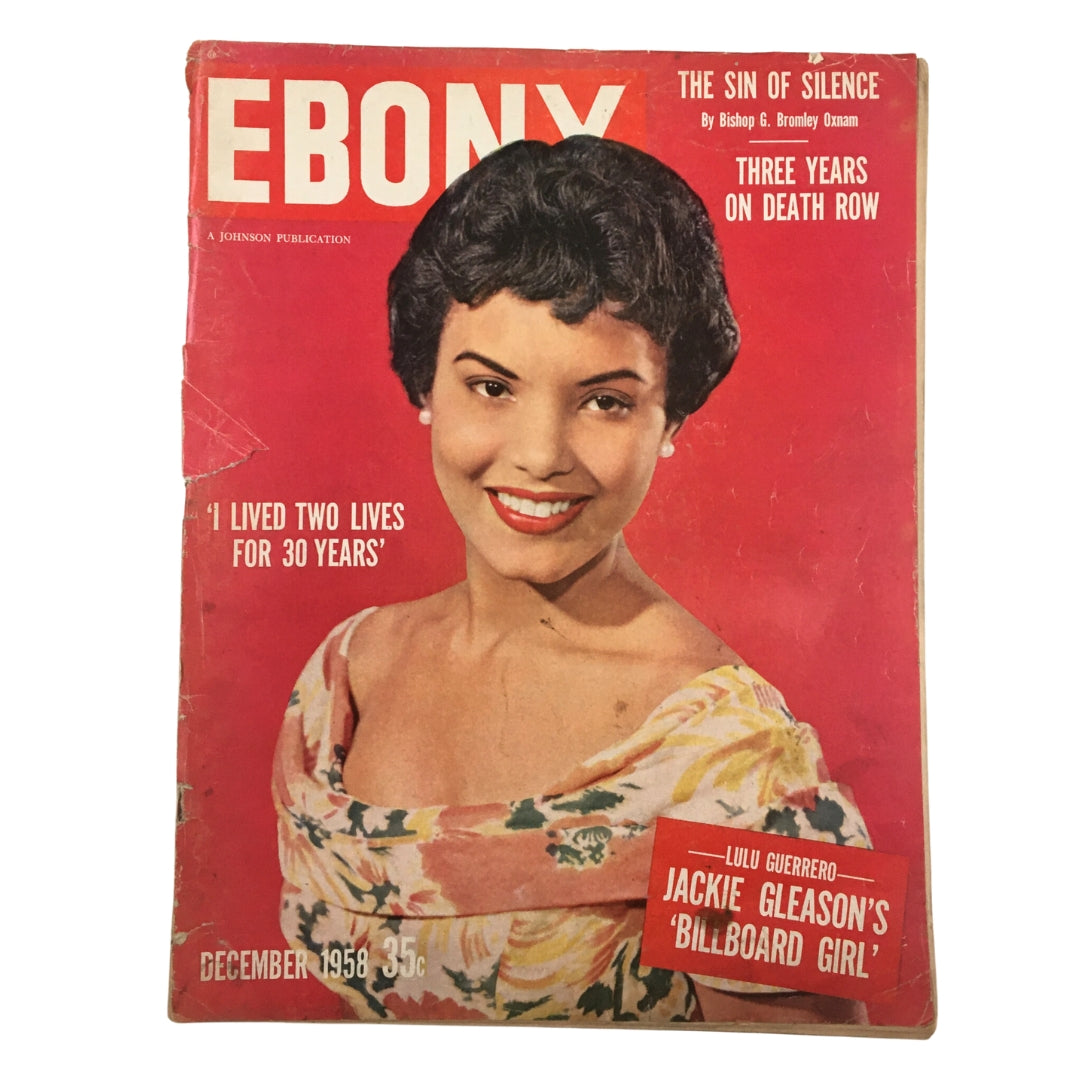 Ebony Magazine December 1958 Jackie Gleason's 'Billboard Girl' No Label