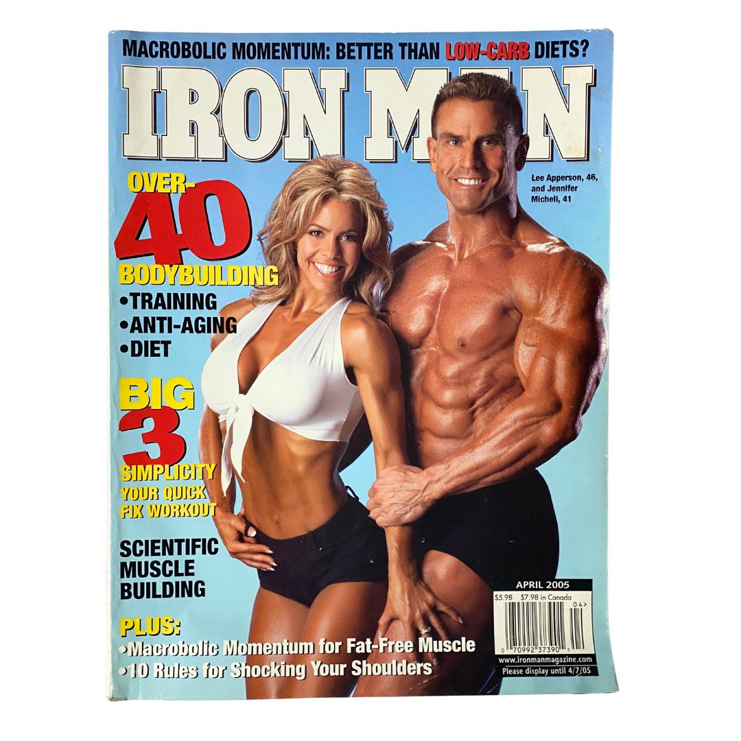 Iron Man Magazine April 2005 Lee Apperson, Jennifer Micheli No Label