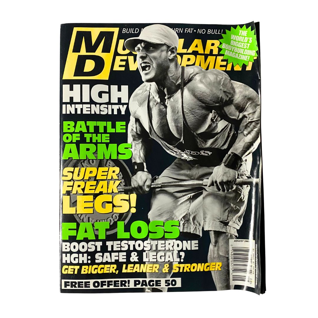 Muscular Development Magazine August 2007 Evan Centopani Cover No Label