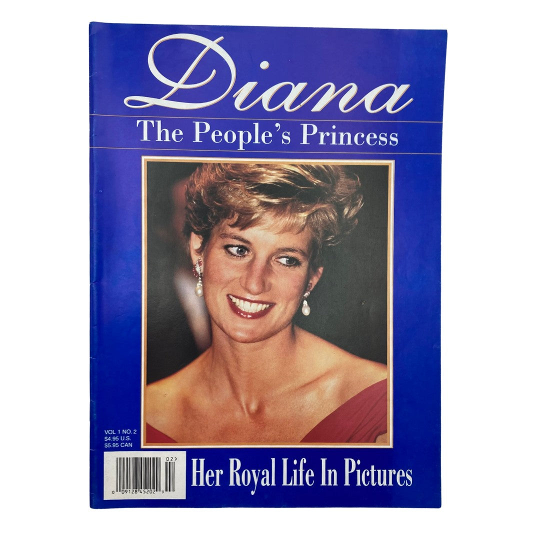 1997 Vol 1 No. 2 Diana The People's Princess Her Royal Life in Pictures magazine cover featuring a smiling Princess Diana.