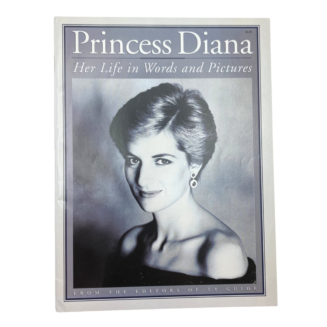 Cover of TV Guide Magazine 1991 featuring Princess Diana titled 'Her Life in Words and Pictures'.