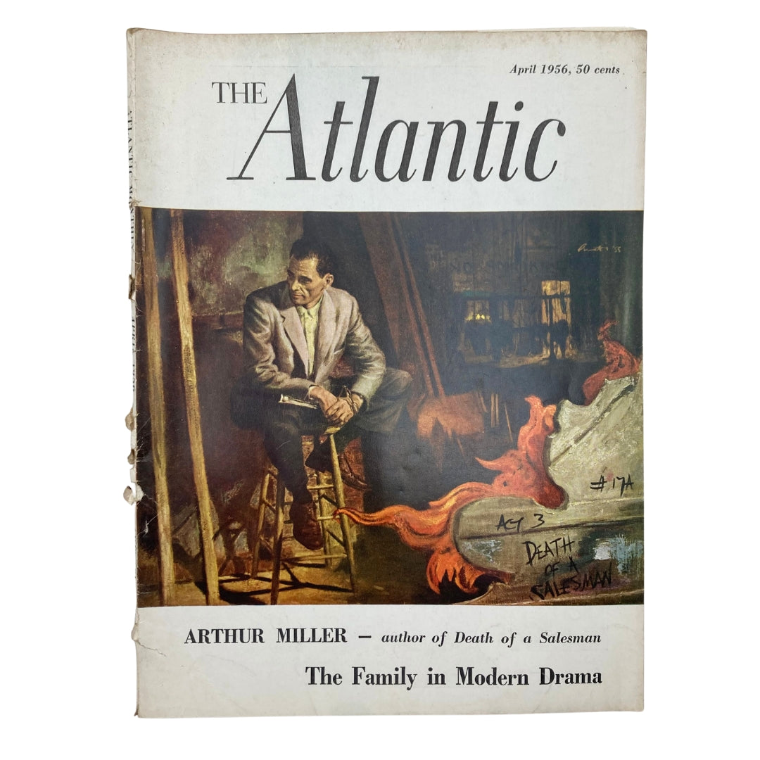 Vintage The Atlantic Magazine April 1956 The Family in Modern Drama No Label