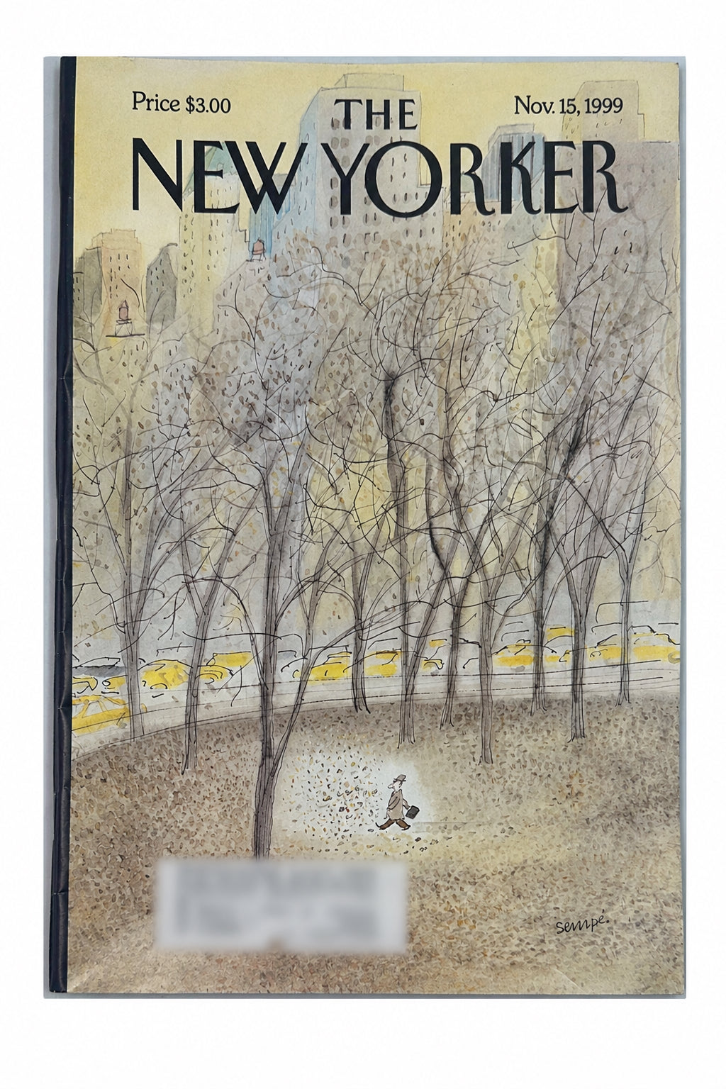 The New Yorker November 15, 1999 cover