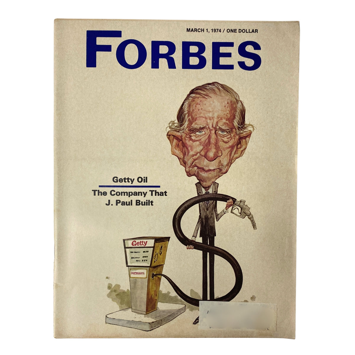 Forbes Magazine March 1, 1974 Getty Oil The Company That J. Paul Built VG