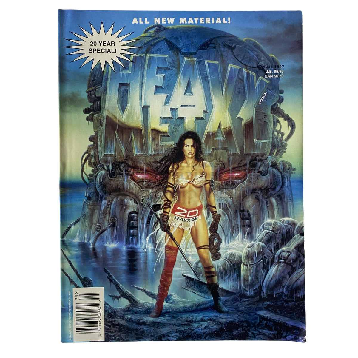 Heavy Metal Magazine Fall 1997 20 Year Special VG No Label
