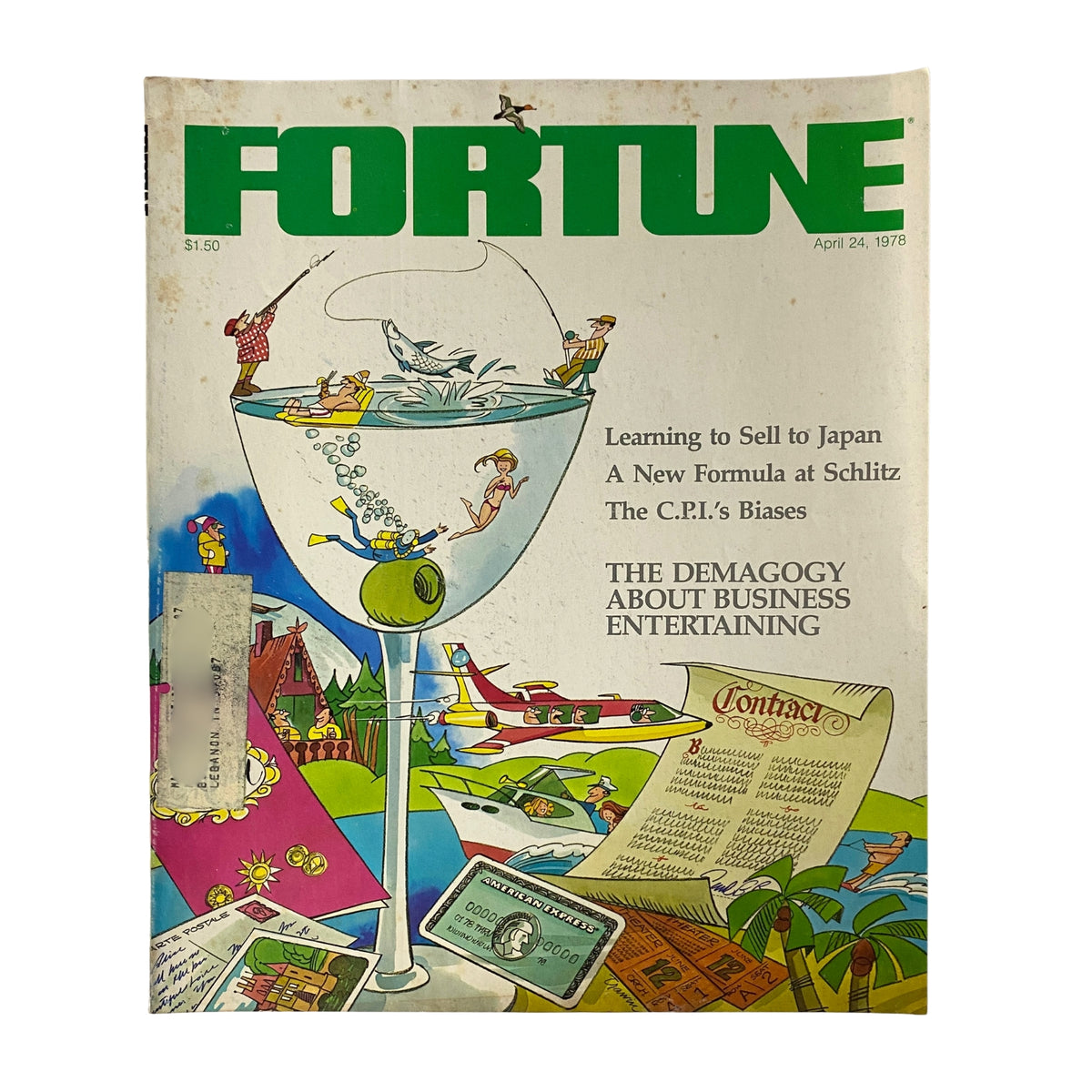 Fortune Magazine April 24, 1978 The Demagogy About Business Entertaining