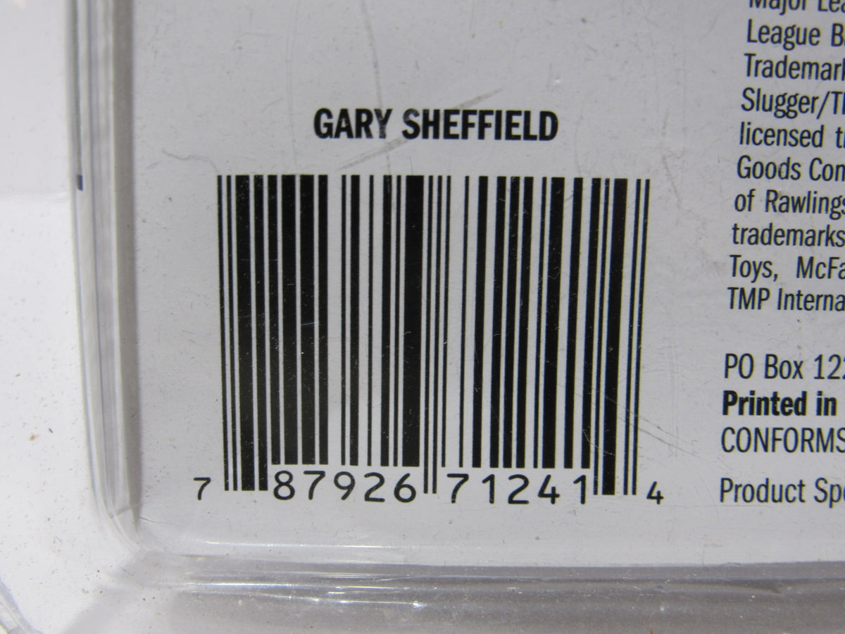 Barcode on the packaging of McFarlane Sportspicks: MLB Series 16 Gary Sheffield Chase Variant Action Figure.